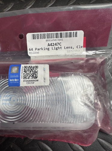 Trim Parts Parking Light Lenses - A4247C -For Chevrolet Chevelle/El Camino 1964