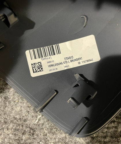 BMW Left Mirror Cover - 51-16-2-754-913 - For Mini Cooper, Cooper Paceman & More