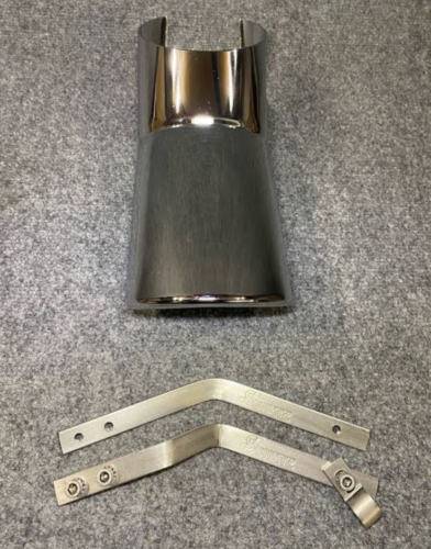 SCHATZ Chrome Exhaust Tail Pipe - 163 3051 - Fits Mercedes-Benz W163 ML270