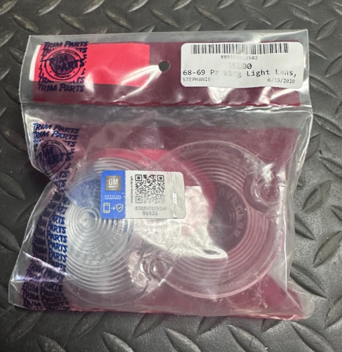 Trim Parts Parking Light Lenses - A5800 - For Chevrolet Corvette 1968-1969