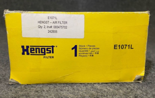 Hengst Air Filter - E1071L / 13-71-8-518-111 - Fits BMW 535d, 535d xDrive & X5
