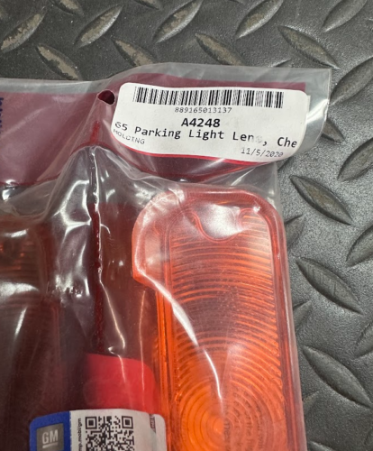 Trim Parts Parking Light Lenses - A4248 - For Chevy Chevelle, El Camino & Malibu