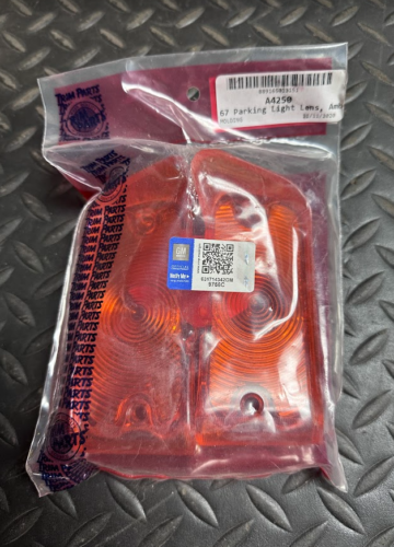 Trim Parts Amber Parking Light Lenses - A4250 - For Chevy Chevelle & El Camino