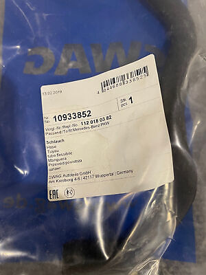 Swag Breather Hose - 10933852 / 1120180382 - For MBZ C280 / C43 AMG & Others