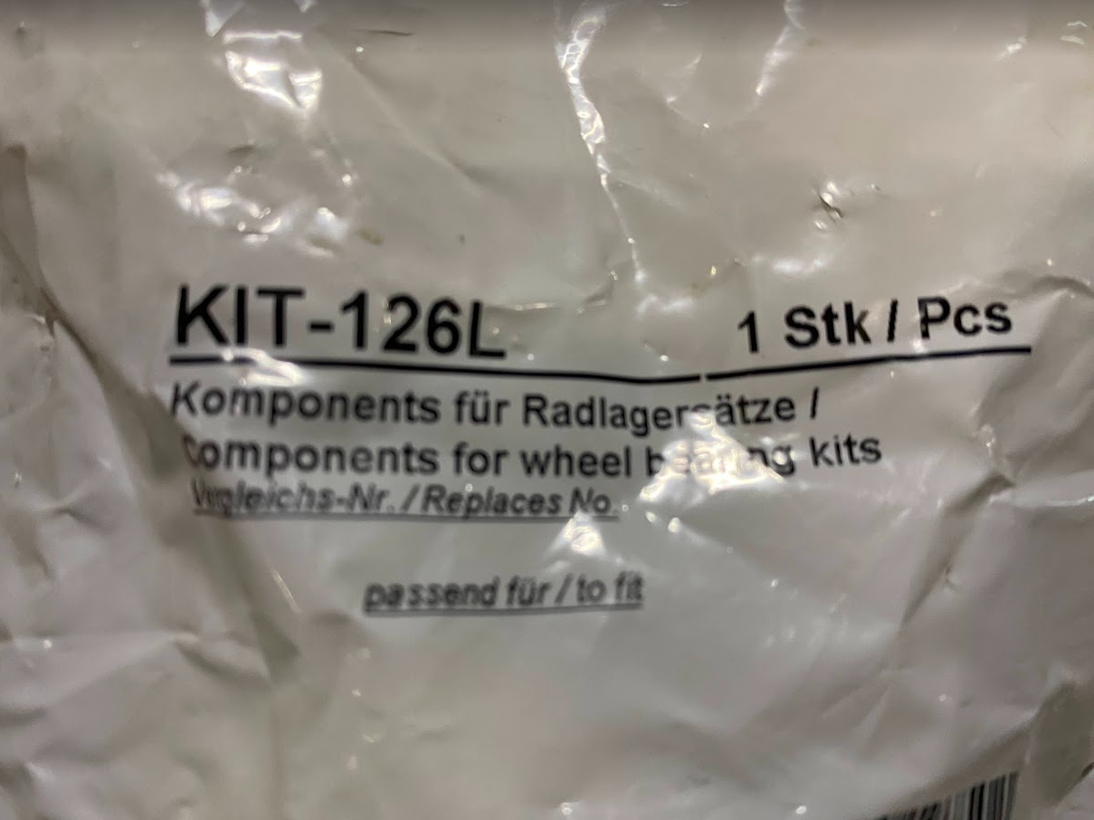 Optimal Front Outer Wheel Bearing Kit - 401126L / 1263300051 - For 300SD & More