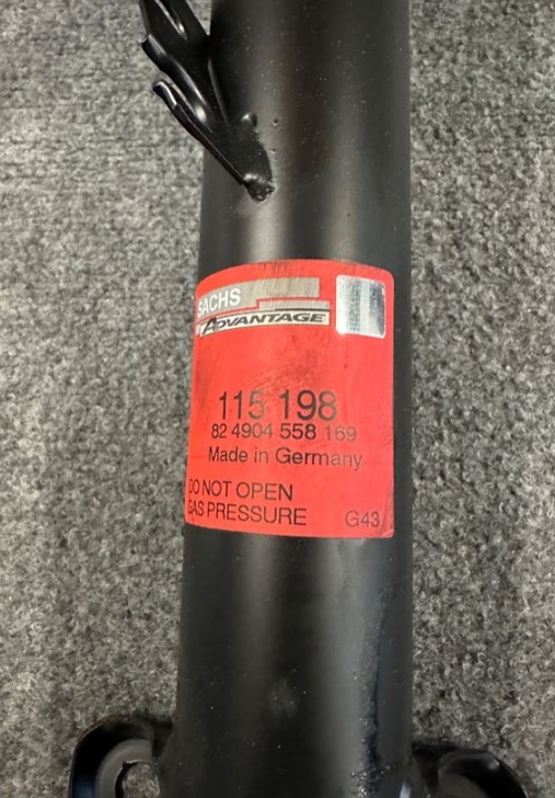 Sachs Shock Absorber - 115 198 / 31-31-1-139-415 - Fits BMW 320i & 325i 92
