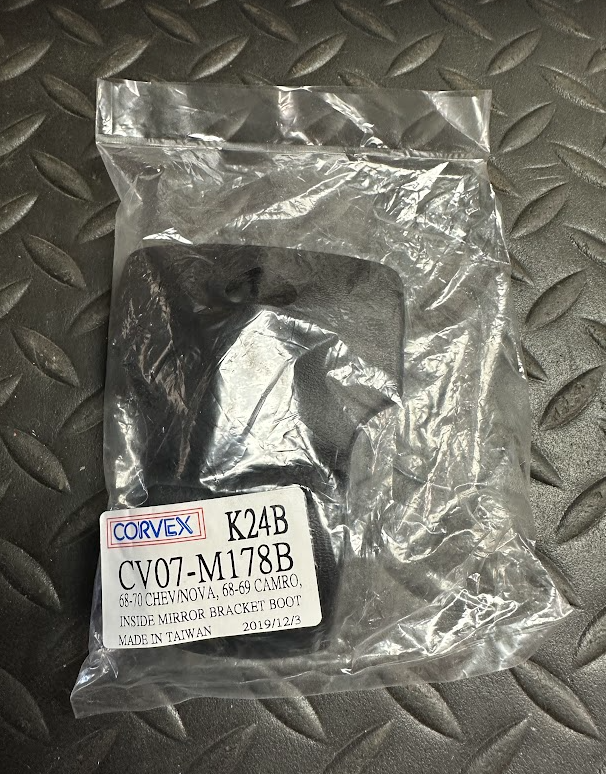 Corvex Rear View Mirror Bracket Boot - CV07-M178B / K24B - For Chevrolet 68-72