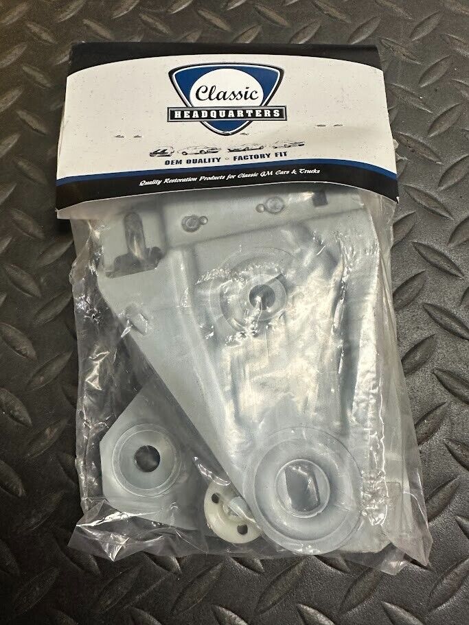 Classic Headquarters Right Hand Door Glass Mount Plate Set - W-051 - For Chevy