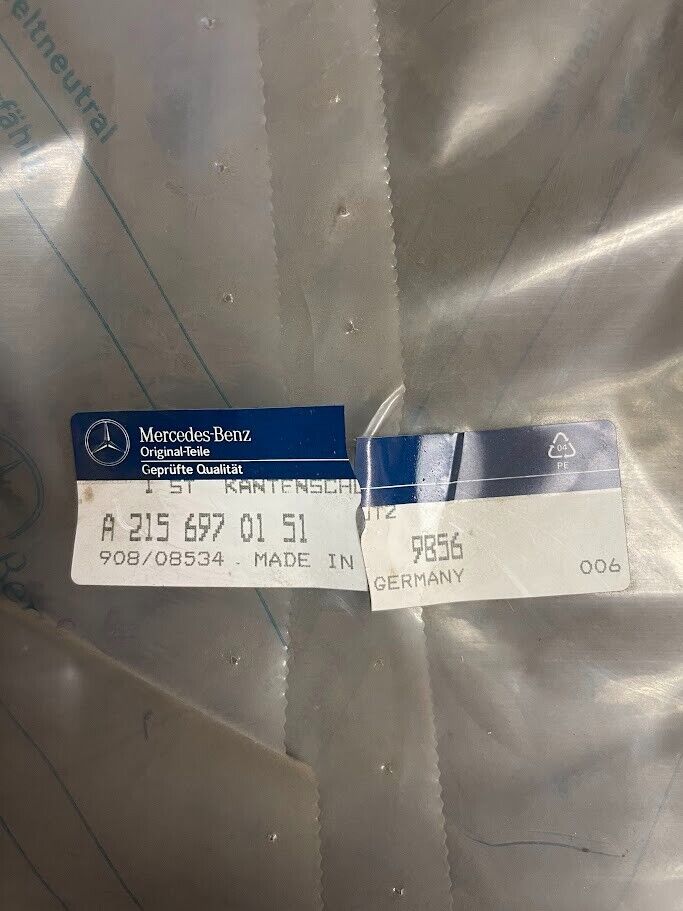 Mercedes-Benz Edge Guard Section - 215-697-01-51-9B56 - For MBZ CL500 & CL55 AMG