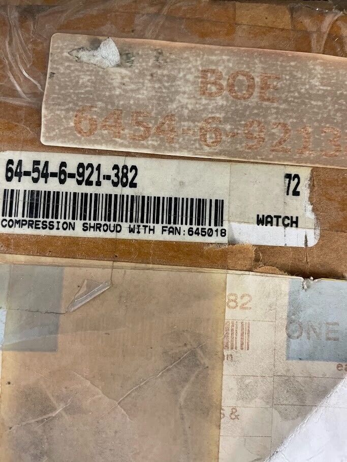 BMW Compression Shroud W/ Fan - 64-54-6-921-382 - For BMW X5 3.0d