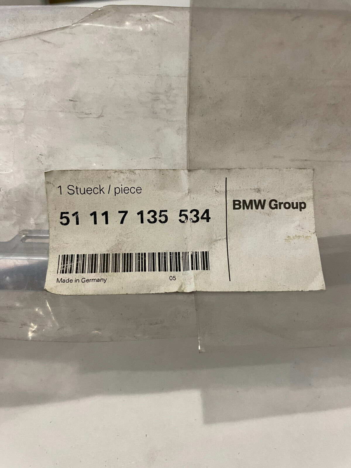 BMW Front Bumper Finish Molding- 51-11-7-135-534 -For BMW 760i / 760Li & Others