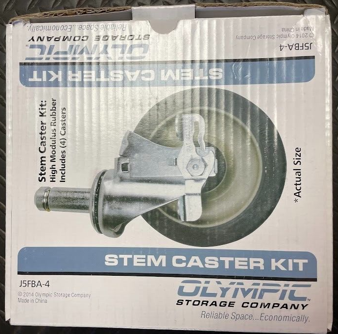 Centaur Caster Pack (4) - J5FBA-4 / C5FBA-4 - 300 lb Load Capacity Per Caster