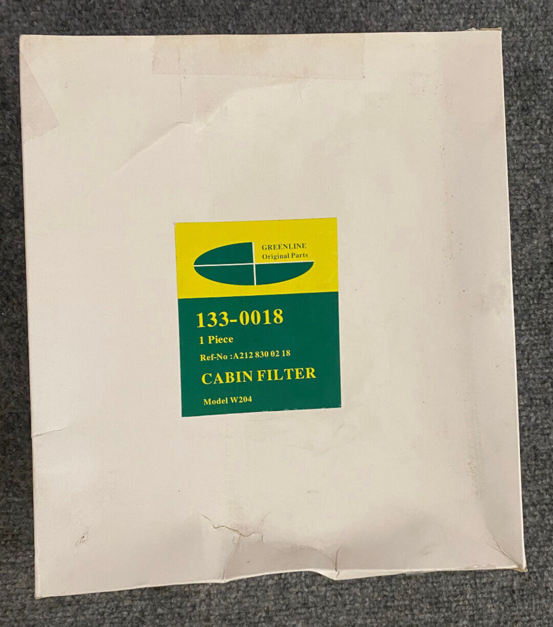 Greenline Cabin Air Filter - 133-0018 - Fits MBZ C250 / CLS550 / E400 & Others