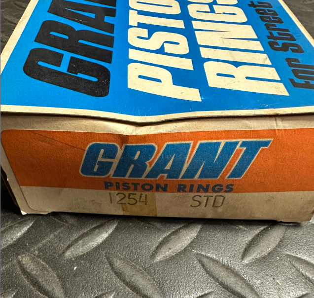 Grant Piston Rings (STD) - 1254 STD / 6865 - Fits Nissan 1300 Series 1965-1967