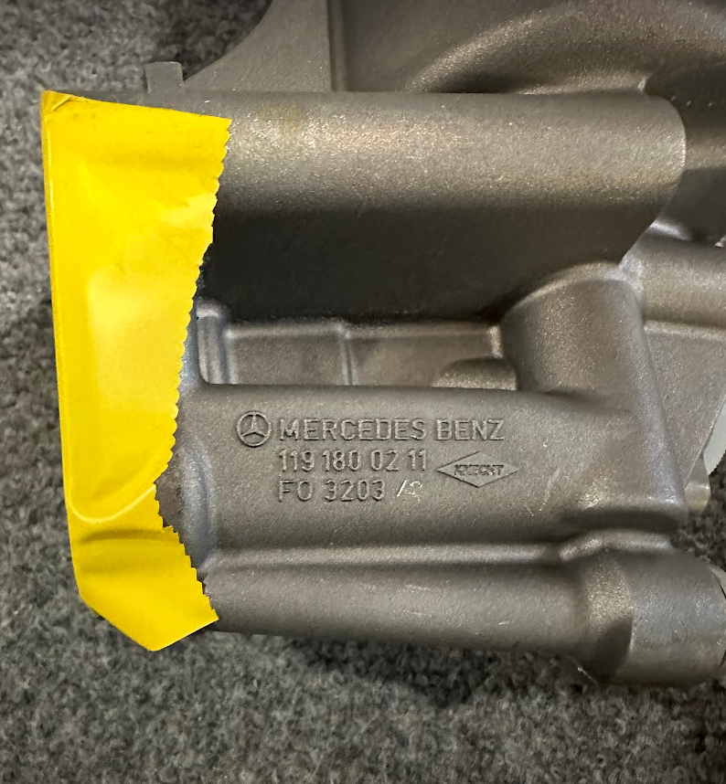 Mercedes-Benz Engine Oil Filter Housing - A 119 180 07 10 - Fits MBZ M119 Engine