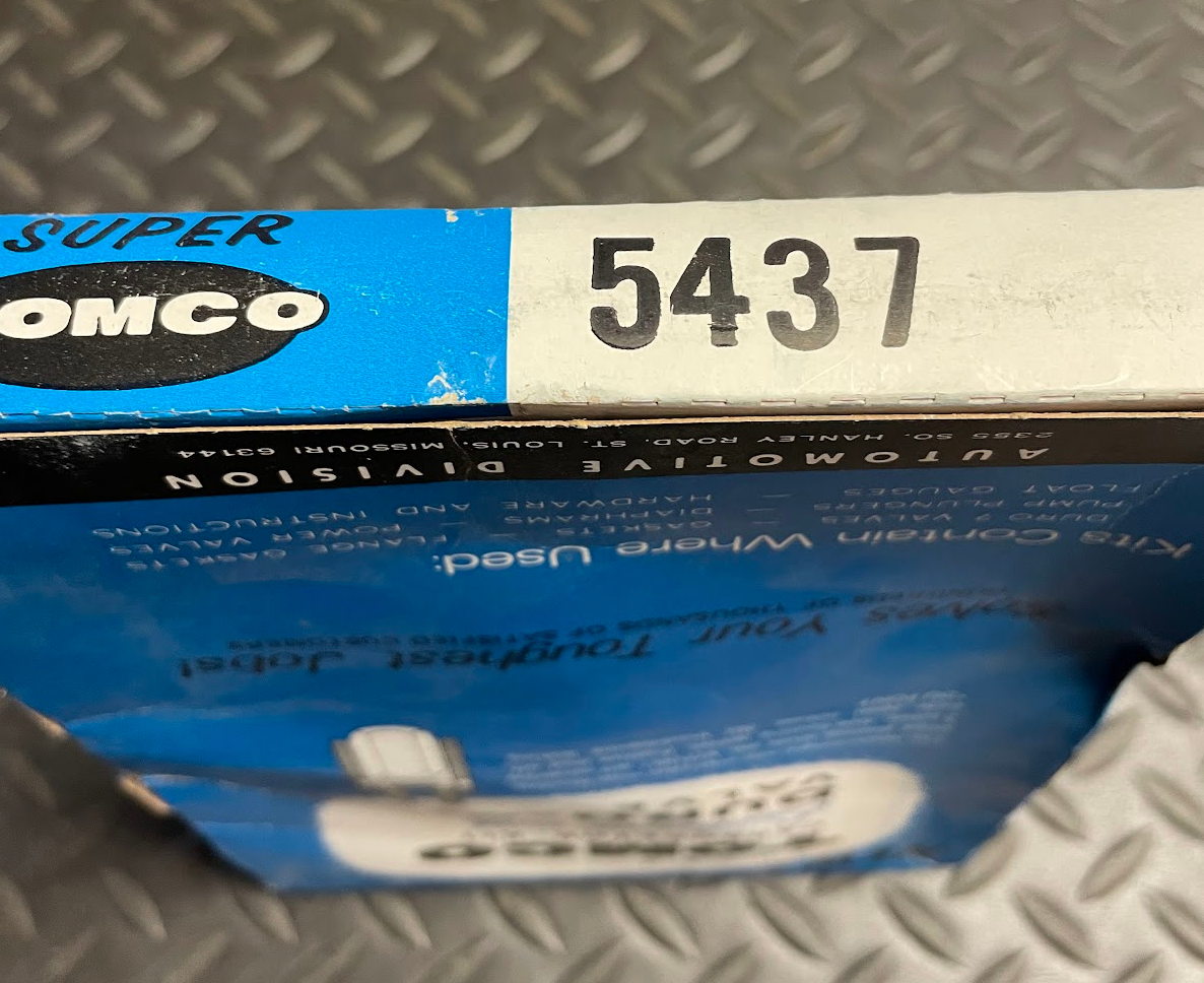 Tomco Carburetor Kit - 5437 - For Ford & Mercury 2.3L 1979