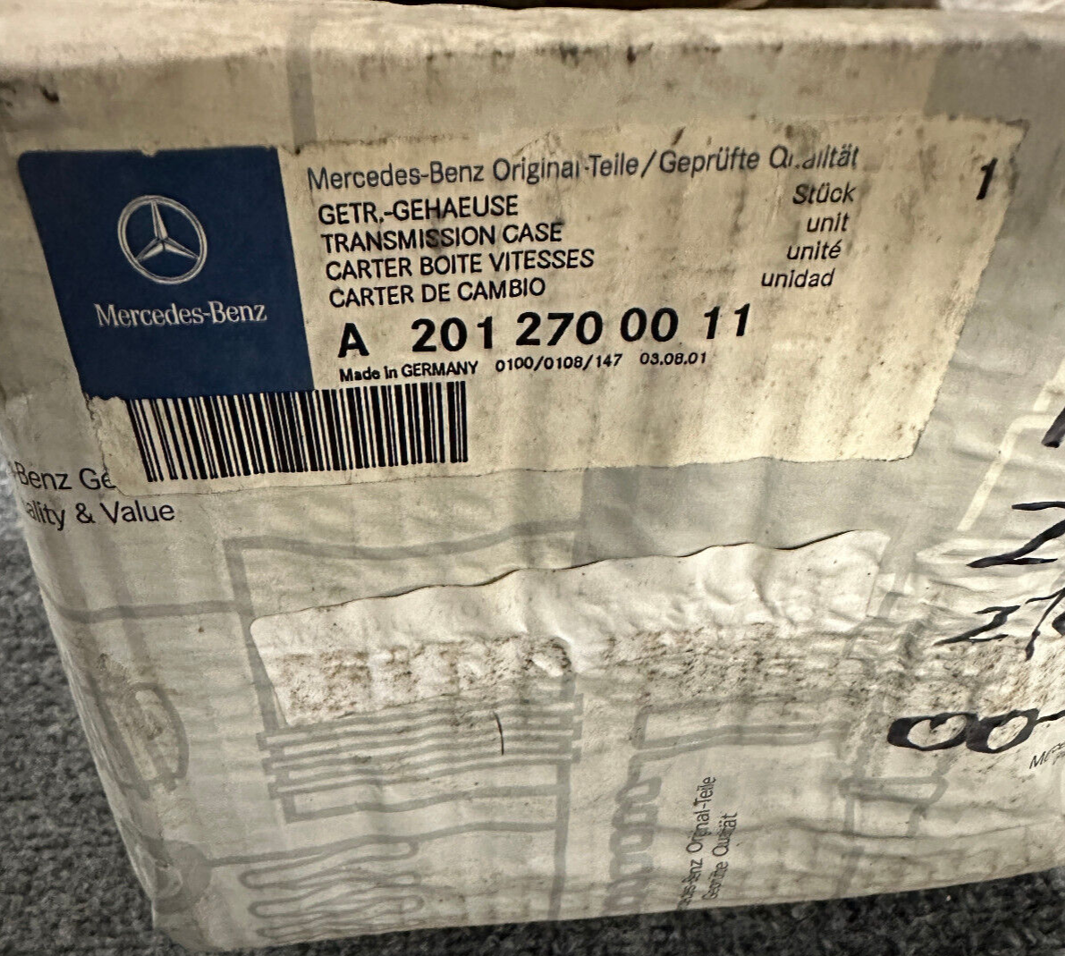 Mercedes-Benz Rear Transmission Case -A2012700011- Fits MBZ 300E / 300D & Others