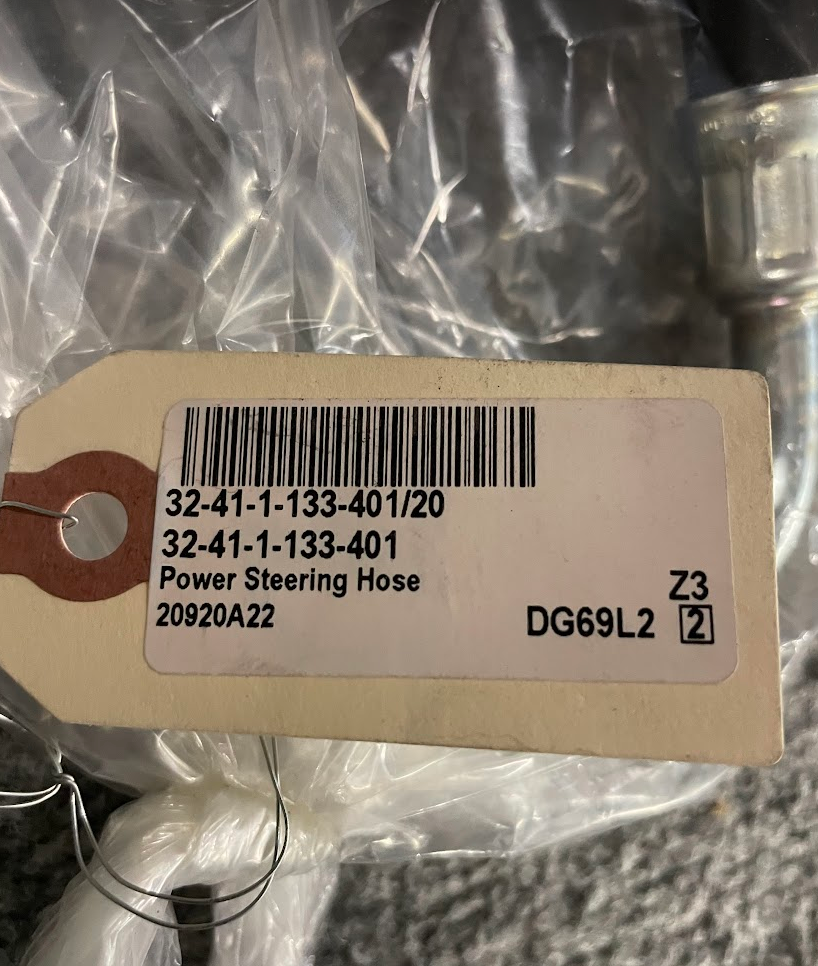 Cohline Power Steering Return Hose - 32-41-1-133-401 -For BMW 318i, 318is & More