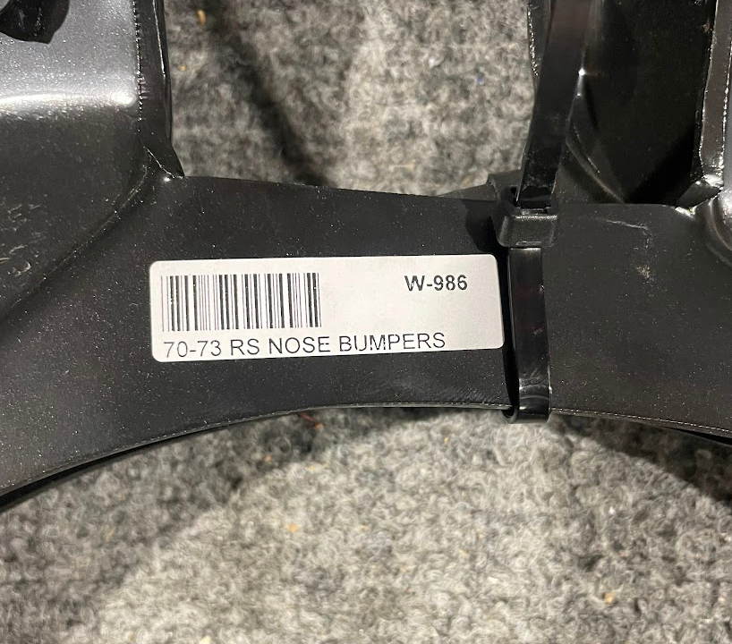 Nose Bumper Brackets - W-986 - For Chevrolet Camaro RS 1970-1973