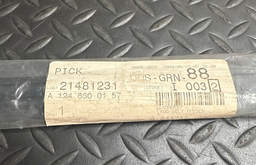 Mercedes-Benz Belt Feeder Rail - A 124 860 01 57 - Fits MBZ E320 & 300CE