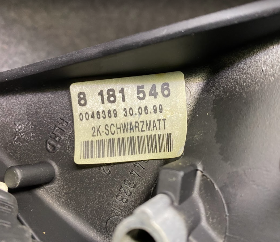 BMW Electronic. Exterior Heatable Mirror - 51 16 8 181 546 - BMW M5 & More