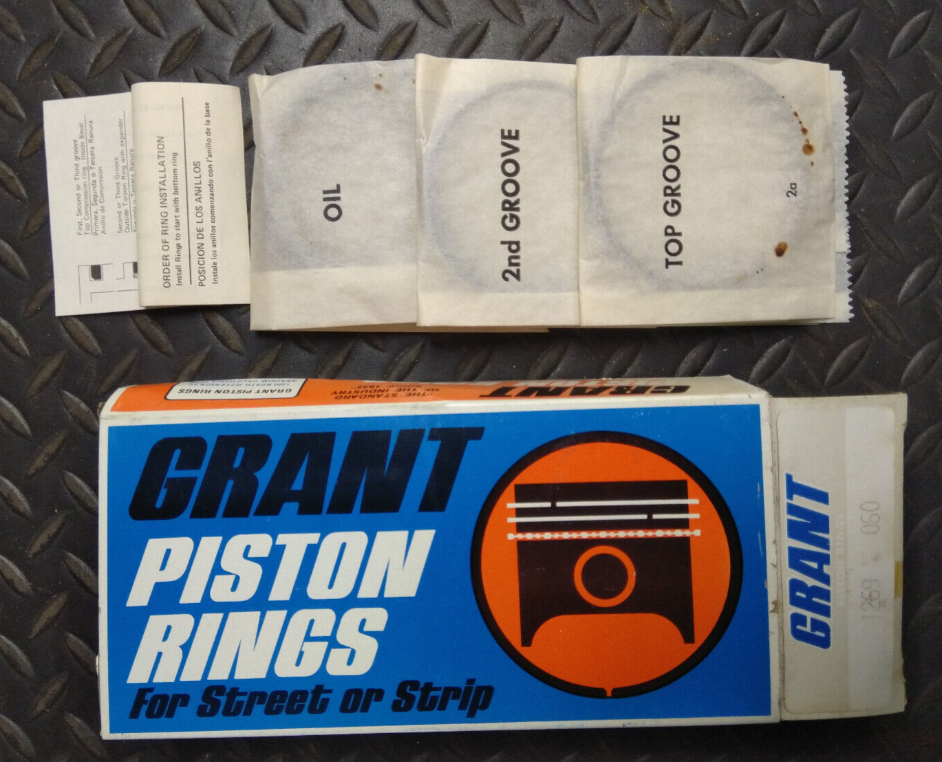 Grant Engine Piston Ring Set (060) - 1269 - For Volkswagen 1500 1965-1969
