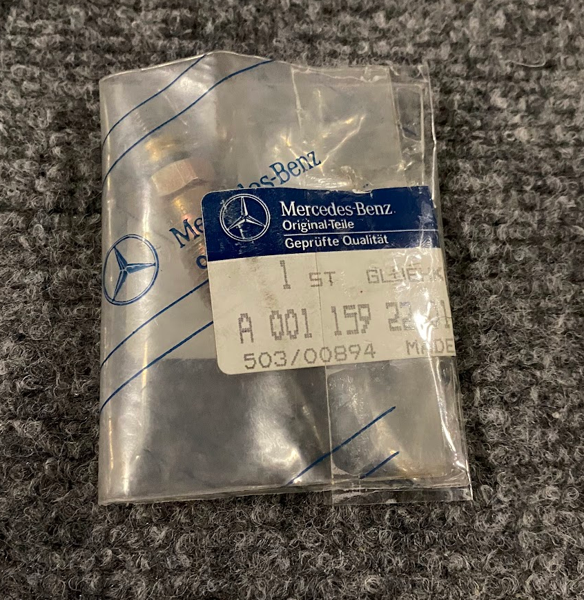 Mercedes-Benz Glow Plug - A 001 159 22 01 - Fits MBZ 300SDL, 300CD & More