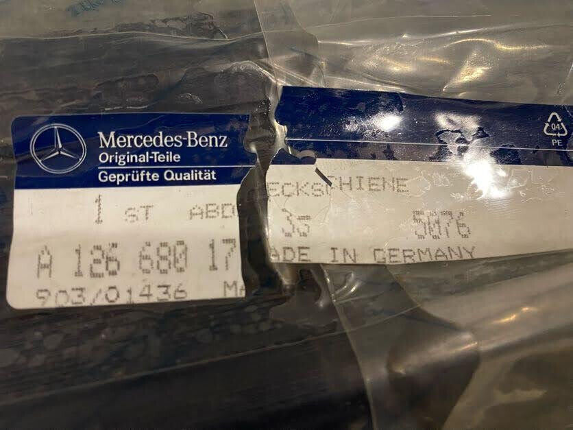 Mercedes-Benz Rear Door Sill - A-126-680-17-35 - Fits MBZ 500 SEL 84 - 85