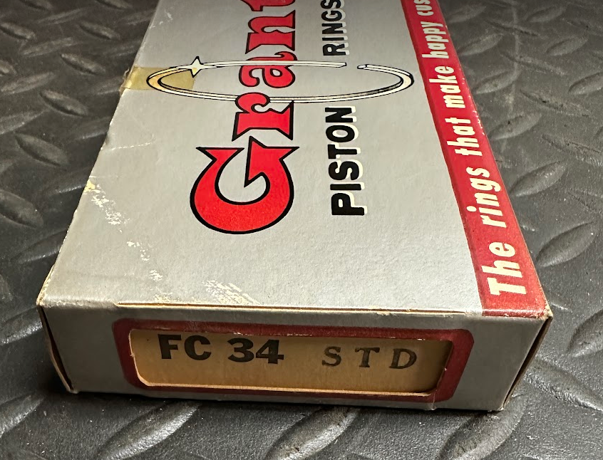 Grant Piston Rings (STD) - FC 34 STD / 1034 - Fits Fiat 600 Multipla 1955-1961