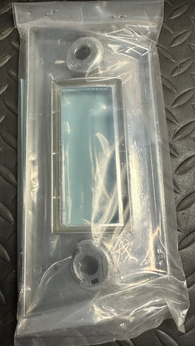 DKM MFG, INC. Dash Radio Bezel - CH201 - For Chevrolet Chevelle 1966