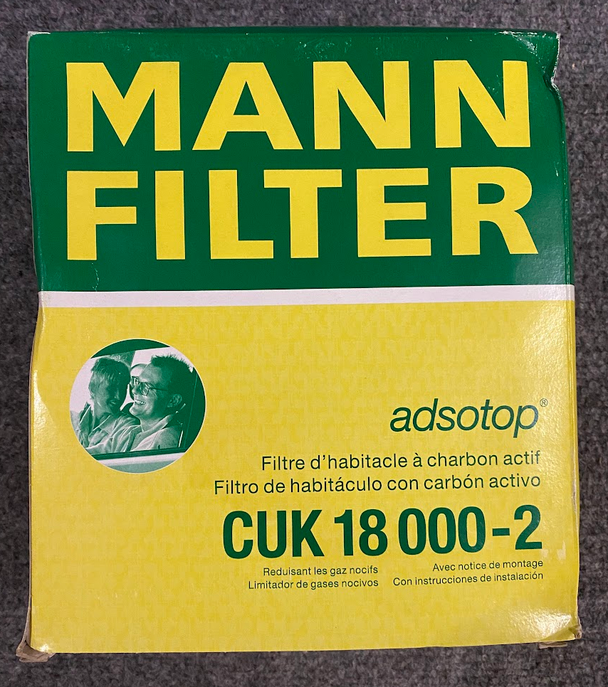 Mann Cabin Air Filter Set - CUK 18 000-2- Fits Mercedes-Benz E-Class 2003-2008