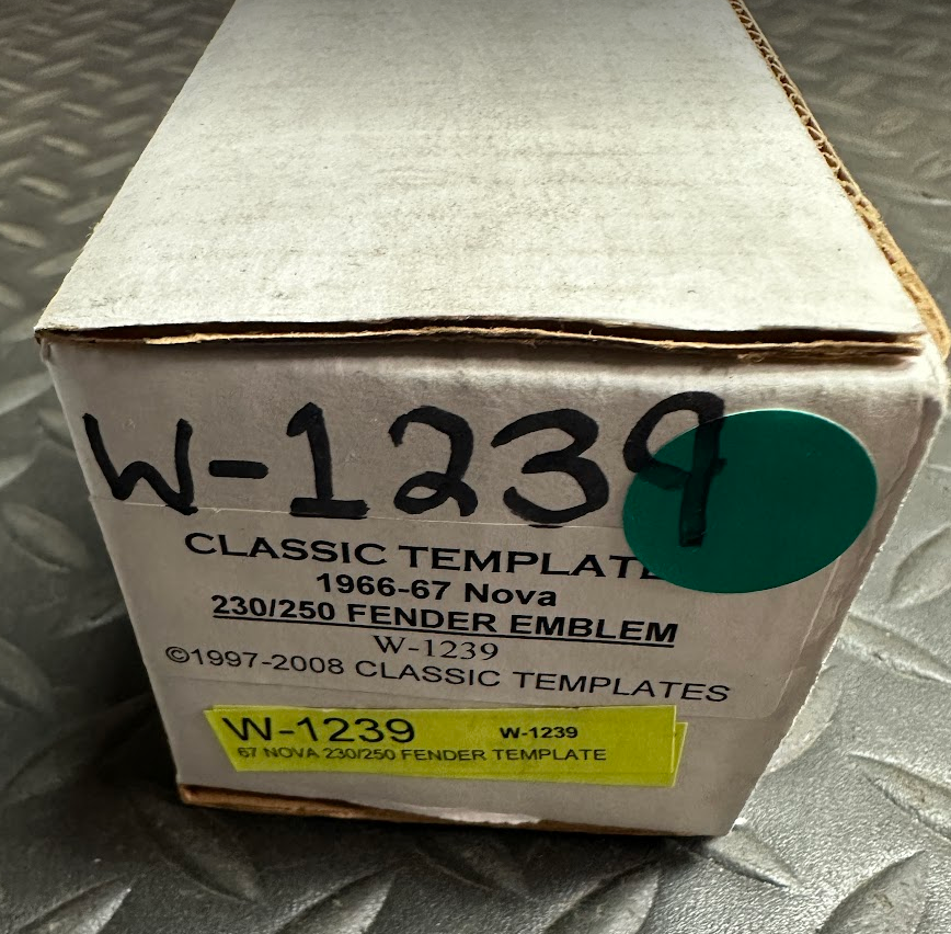Classic Templates Fender Emblem Template Kit - W-1239 -For Nova 230/250 1966-67