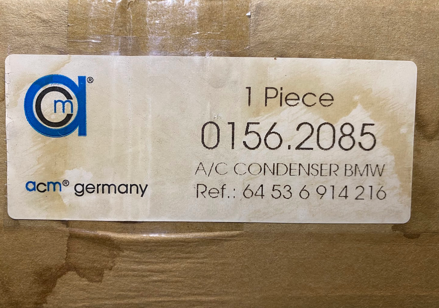 ACM Germany A/C Condenser - 0156.2085 / 64536914216 - For BMW X5 2000-2006