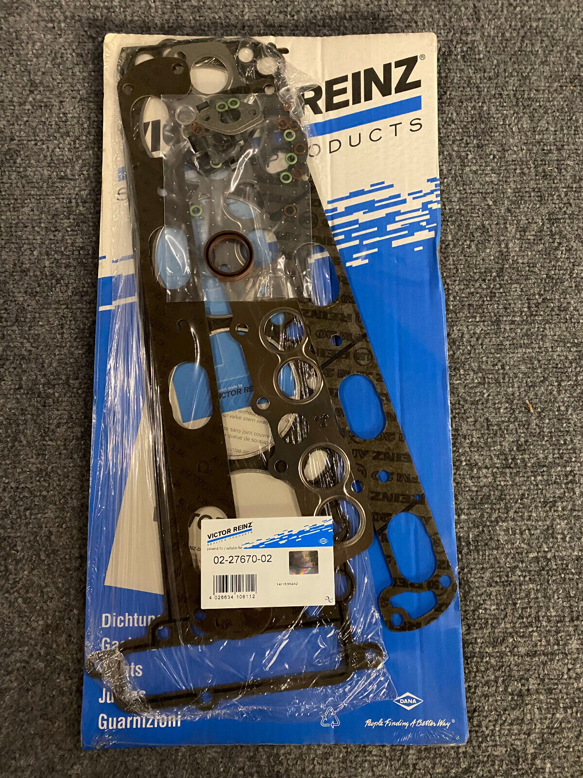 Victor Reinz Cylinder Head Gasket Set - 02-27670-02 - Fits MBZ 500SL 90 - 92