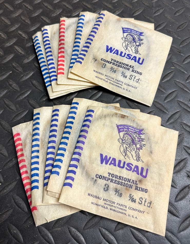 Wausau Piston Rings (STD) - CM 1057 STD - Fits Austin Rover & Morris Minor