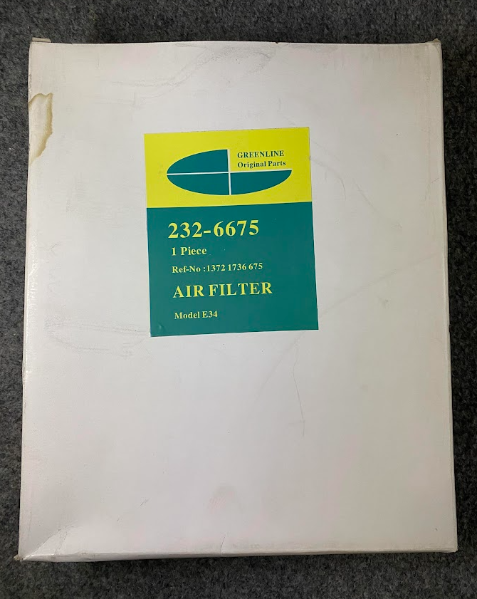 Greenline Air Filter - 232-6675 / 13-72-1-736-675 - For BMW 1993-2006