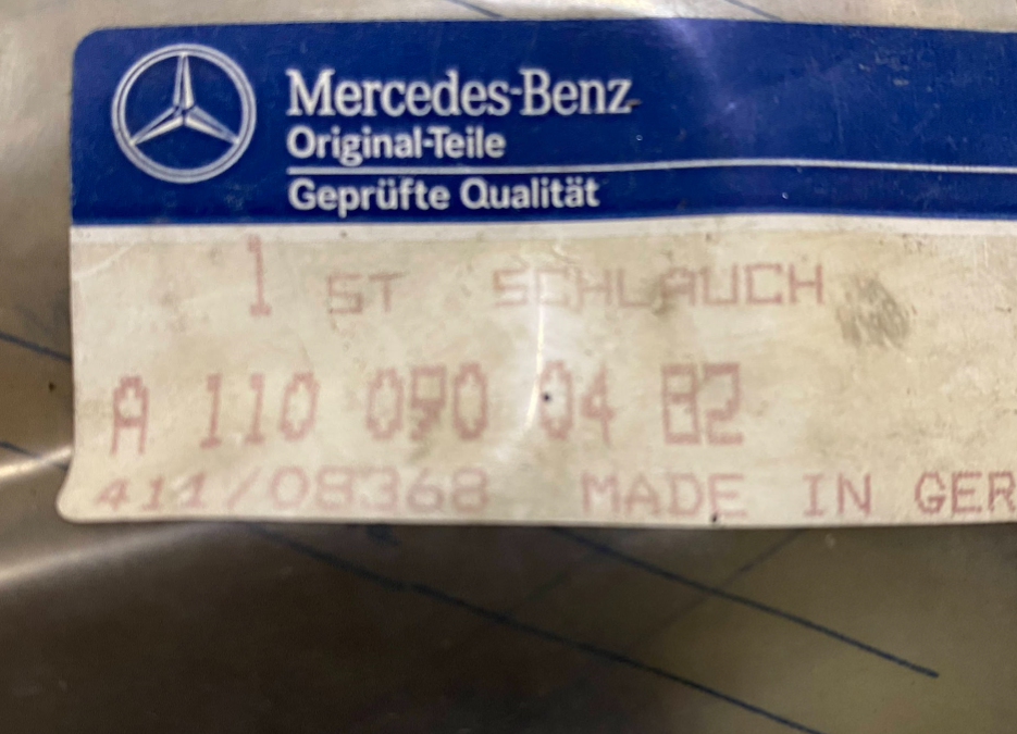 Mercedes-Benz Crankcase Hose - A 110 090 04 82 - Fits MBZ 280, 280C, 280E & More