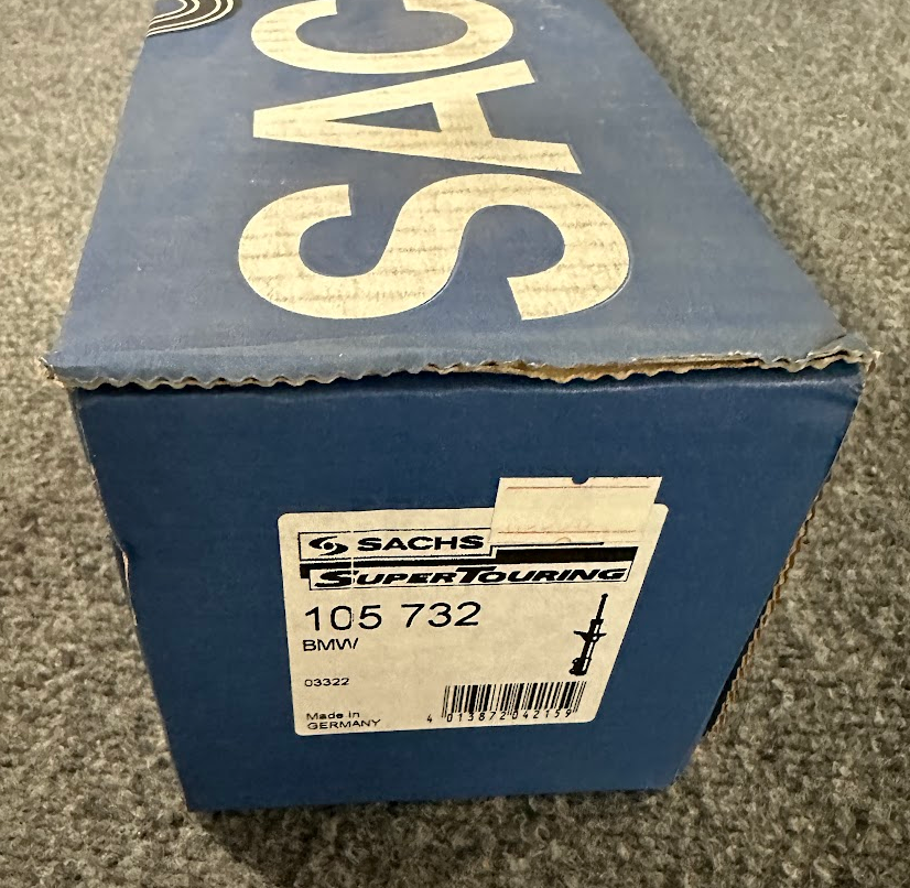 Sachs Rear Shock Absorber - 105 732 / 33-52-1-126-64 -Fits BMW 525i, 535i & More