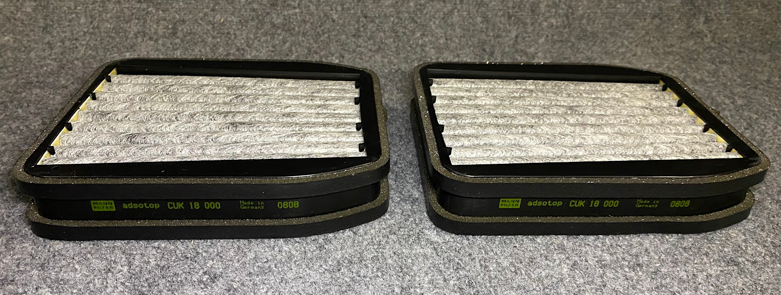 Mann Cabin Air Filter Set - CUK 18 000-2- Fits Mercedes-Benz E-Class 2003-2008