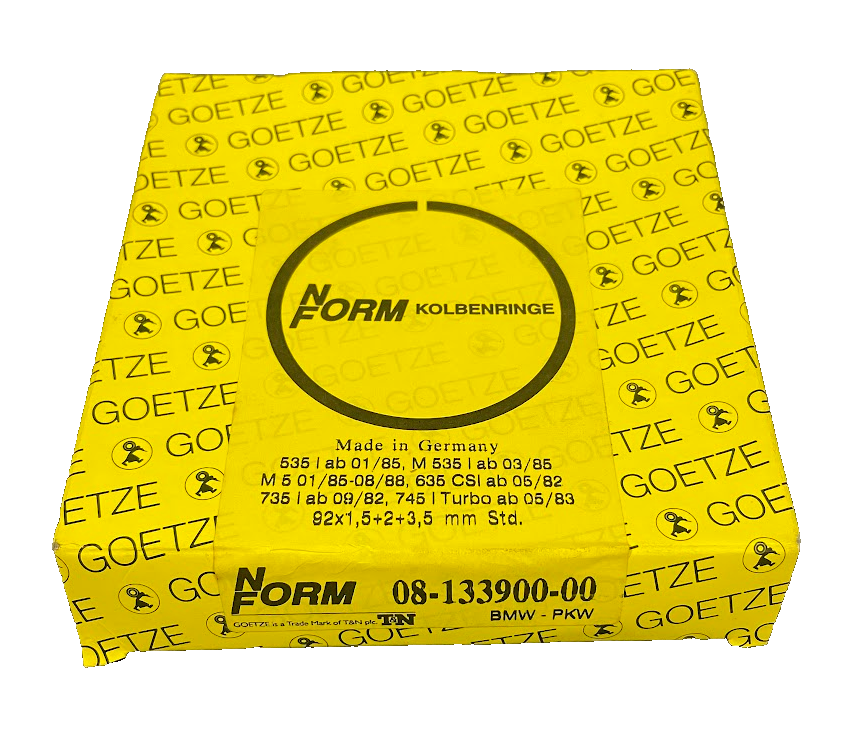 Goetze Engine Piston Rings - 08-133900-00 - For BMW 535i, 535is, 635CSi & More
