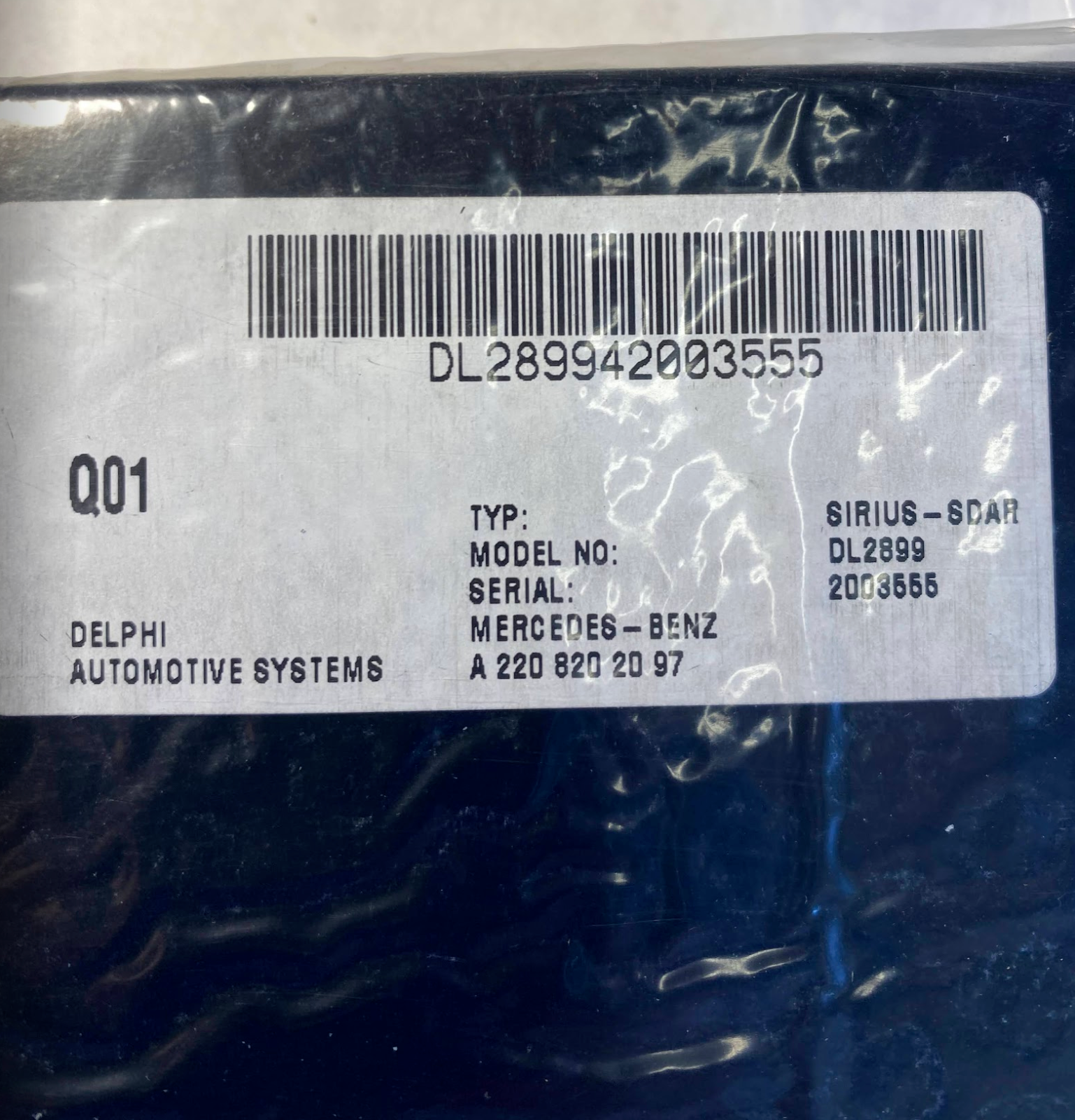 Mercedes-Benz SDARS Kit - B67830011 / B-6-7-83-0011 - For MBZ G463