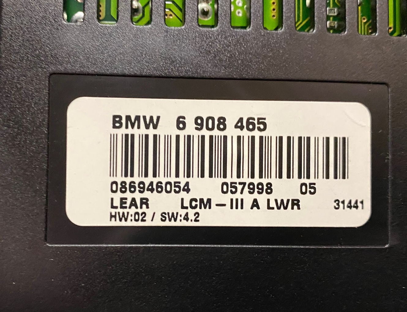 BMW Lighting Control Module - 61 35 6 909 508 - Fits BMW M5 2000 - 2003