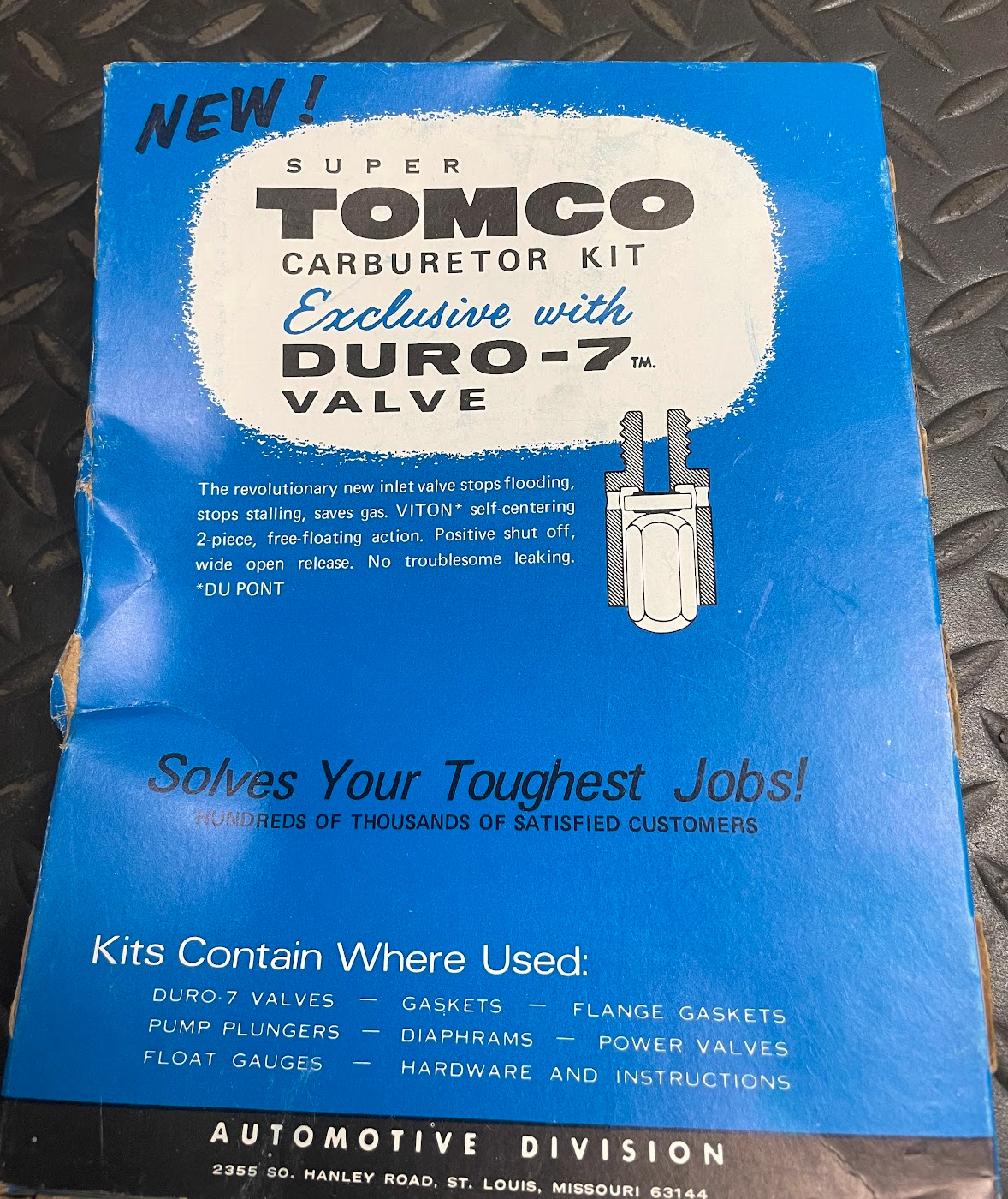 Tomco Carburetor Kit - 5446 - For Fiat 128 12.L 1971-1973