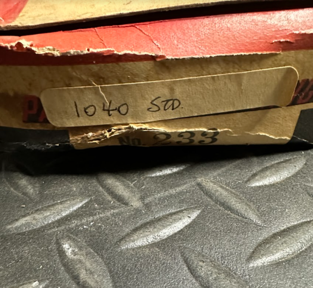 Pacific Piston Rings (STD) - 1040 STD -Fits Ford Pinto & Mercury Capri 70-73