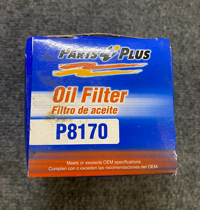 Parts Plus Engine Oil Filter - P8170 / 11-42-7-512-300 - Fits BMW 1996-06