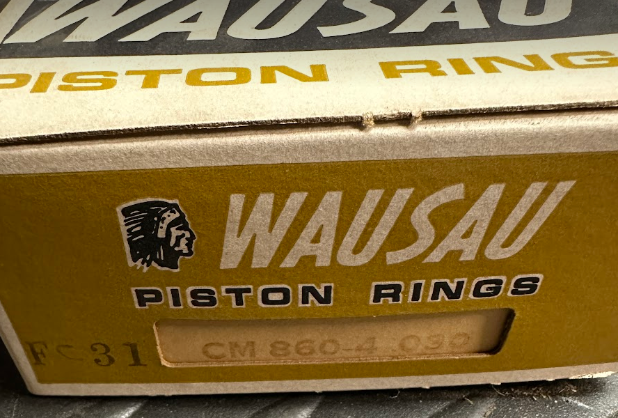 WAUSAU Piston Rings (030) - CM860-4 / FC 31 - Fits Opel Olimpia & Rekord 37-59