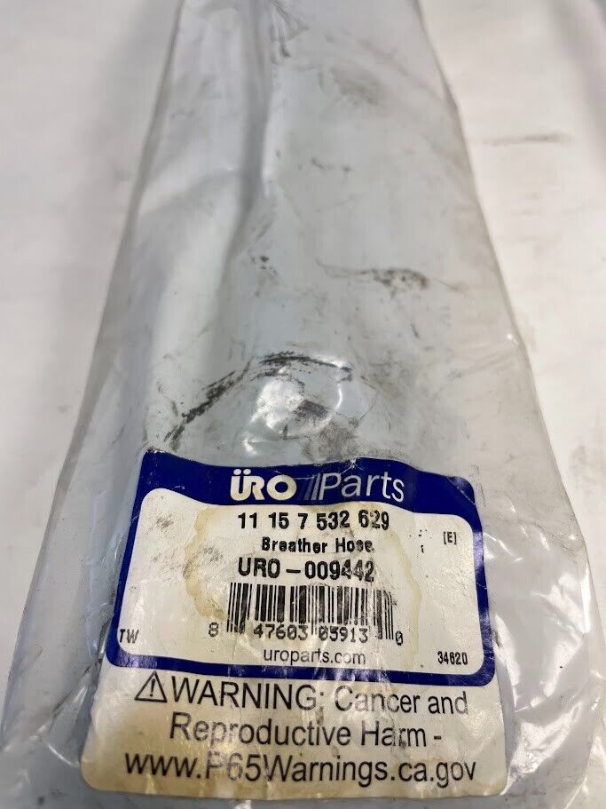 URO Crankcase Breather Hose - 11-15-7-532-629 / 009442 For BMW 323i, 325i & More
