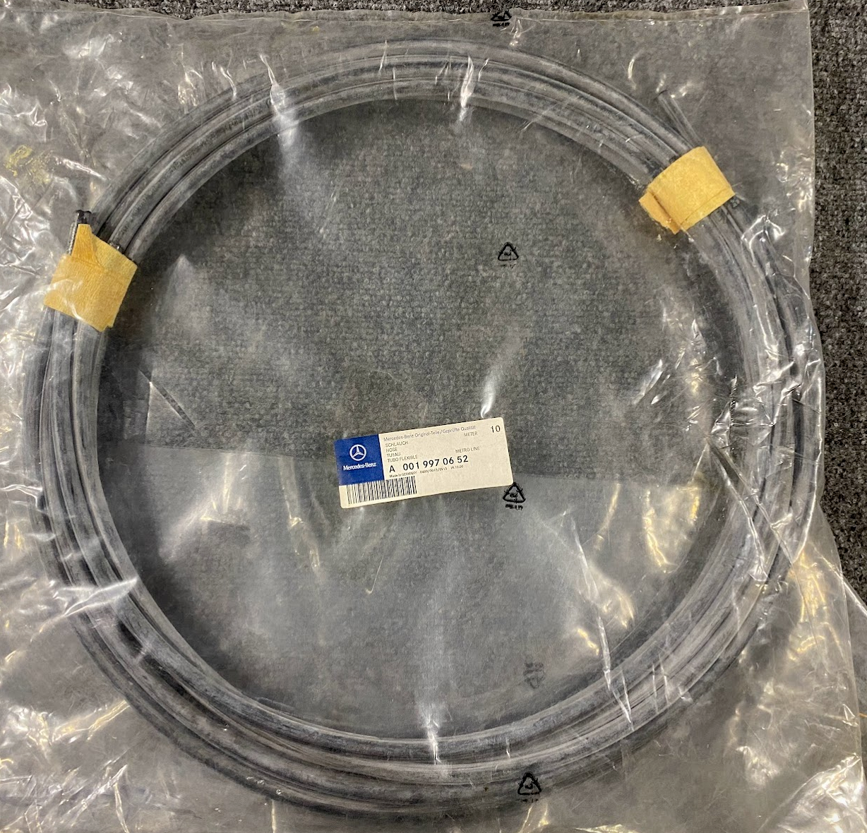 Mercedes-Benz 10 Meters Hose - A 001 997 06 52 - Fits MBZ W124 1984-1997