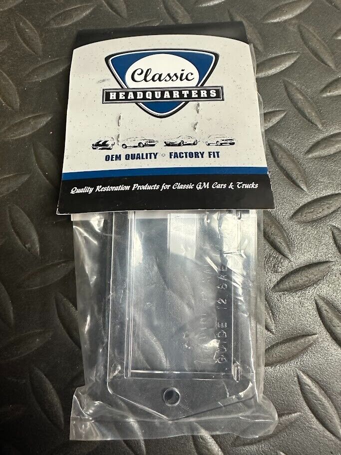 Classic Headquarters License Plate Lamp Lens With Gasket - W-016E - For Camaro