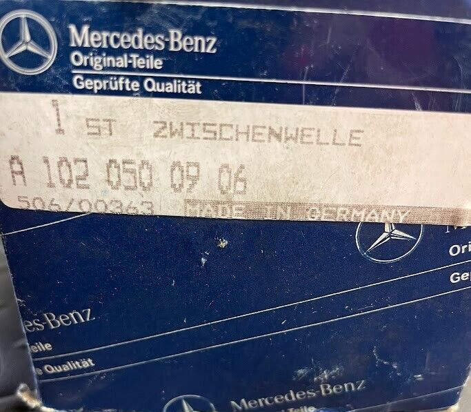 Mercedes-Benz Intermediate Shaft - 102-050-09-06 - For Mercedes-Benz M102 Eng.